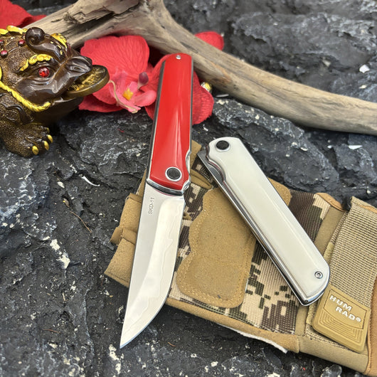 Cuchillo Plegable Portátil Sanhe Steel SKD-11 de Alta Dureza para Exterior - Image 8