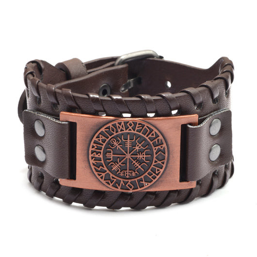Pulsera de Cuero Ancha para Hombre - Image 18