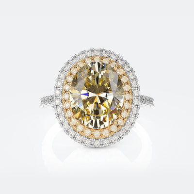 Anillo Oval Paloma de Diamante Carbono Alto para Mujer - Image 8