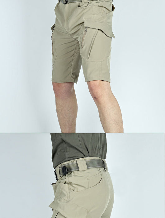 Pantalones Tácticos Cortos Transpirables Stretch IX9 - Secado Rápido - Image 12