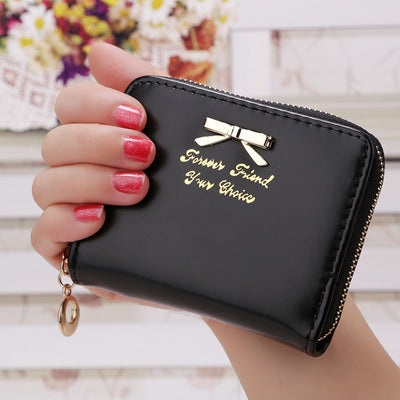 Monedero Compacto con Lazo para Mujer - Cartera Pequeña con Cierre - Image 3