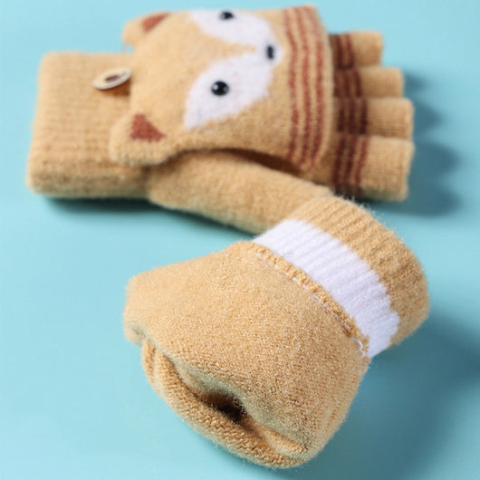 Guantes Infantiles de Punto Suave con Diseño Abatible Convertible - Image 14