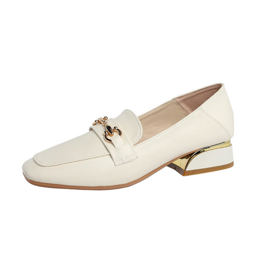 Mocasines Cómodos de Tacón Medio para Mujer - Primavera y Otoño - Image 2