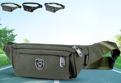 Riñonera Deportiva Nylon para Hombre - Bolsa de Hombro Versátil - Image 8
