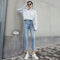 Jeans Rectos Otoño Mujer - Estilo Moderno y Versátil