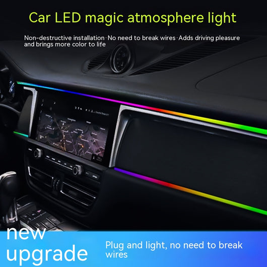 Barra LED Ambiental Oculta para Auto - Iluminación Personalizada - Image 3