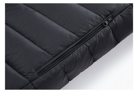 Chaqueta de Plumas para Hombre, Corte Slim Estilo Coreano - Image 31
