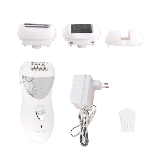 Depiladora Eléctrica Multifuncional Kemei KM-505 3 en 1 para Mujer - Image 5