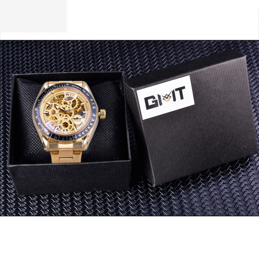 Reloj Mecánico Esqueleto de Acero para Hombre - Diseño Casual y Elegante - Image 16