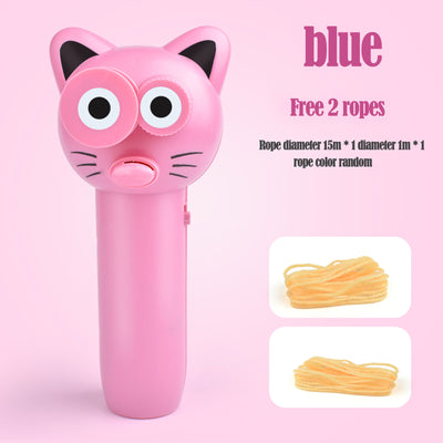 Lanzador de Cuerda Antiestrés con Diseño de Gato - Juguete Divertido e Innovador - Image 10