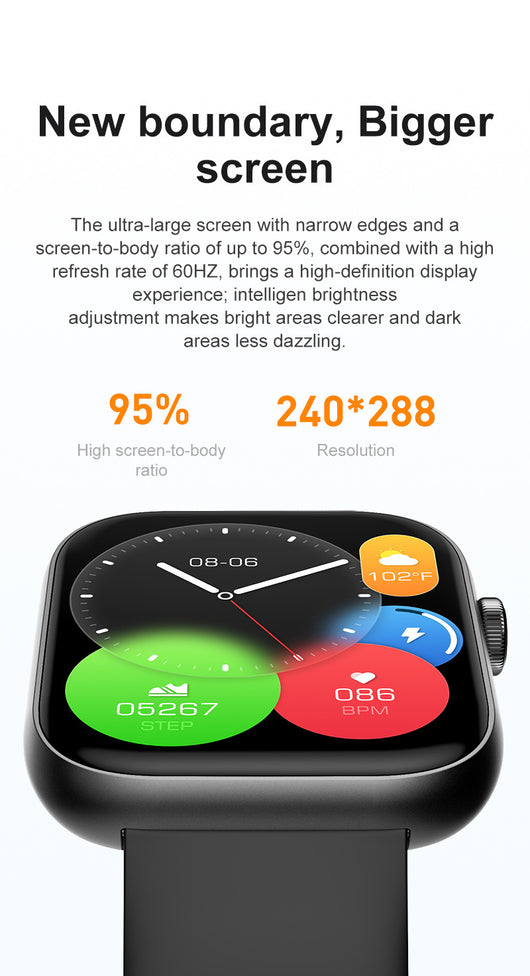 Reloj Inteligente P89 Pantalla Táctil Completa con Cargador Inalámbrico y Llamadas Bluetooth - Image 13
