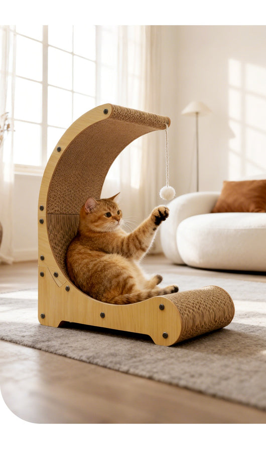 Árbol Rascador Multicapa para Gatos con Cartón Corrugado - Image 14