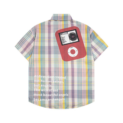 Camisa a Cuadros de Manga Corta para Hombre - Estilo Versátil - Image 12