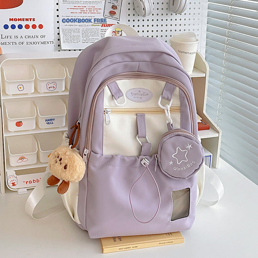 Mochila Escolar para Niñas de Estilo Coreano - Image 10