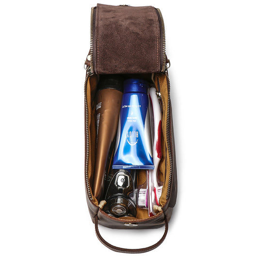 Bolsa Multifuncional de Cuero Estilo Retro para Hombre - Image 19