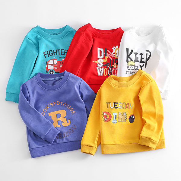 Sudadera de Algodón para Niños - Pullover Cómodo y Versátil