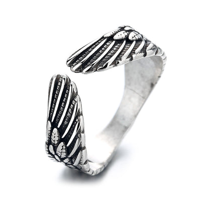 Anillo Alas de Ángel Guardián para Mujer con Plumas - Image 7