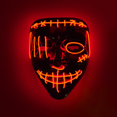 Máscara LED Luminosa en Forma de V para Halloween - Image 14