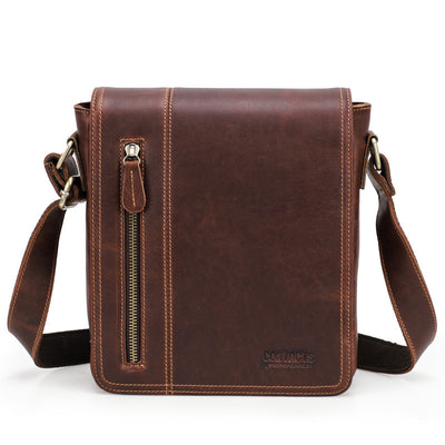 Bolso Bandolera Hombre Piel Crazy Horse Retro - Image 4
