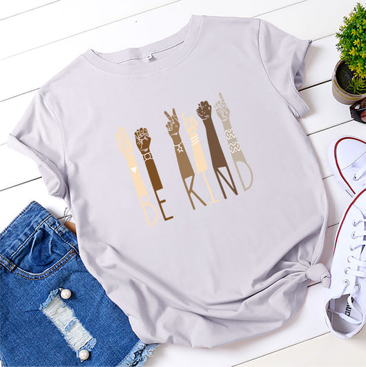 Remera Femenina de Algodón con Estampado de Letras - Image 7