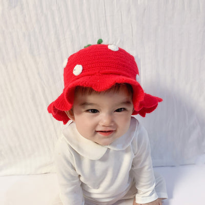 Gorro Tejido Cálido con Ala Ancha para Niños - Image 8