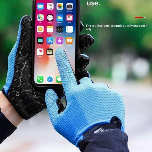 Guantes Ciclismo Verano Táctiles Dedo Completo para Moto y Bicicleta