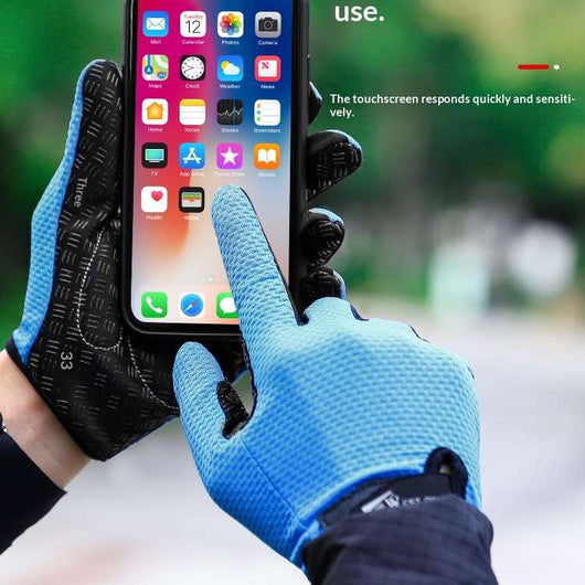 Guantes Ciclismo Verano Táctiles Dedo Completo para Moto y Bicicleta