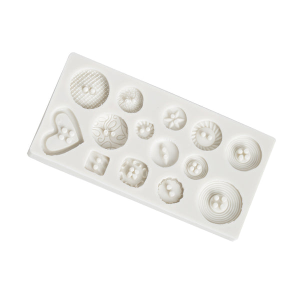 Molde de Silicona para Tortas Fondant Pace Button Dry