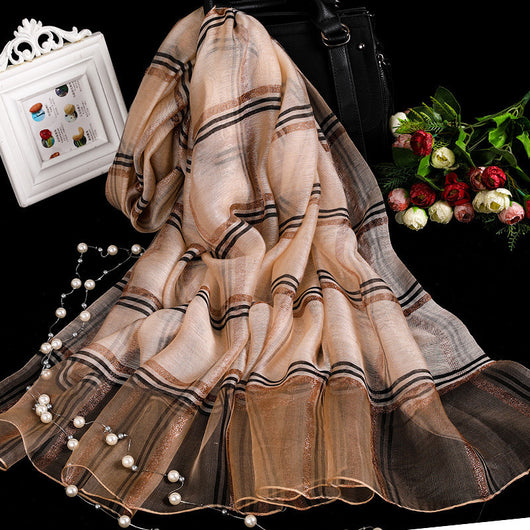 Bufanda de Cachemira Cuadros Británica Doble Faz para Mujer 200x70cm - Image 51