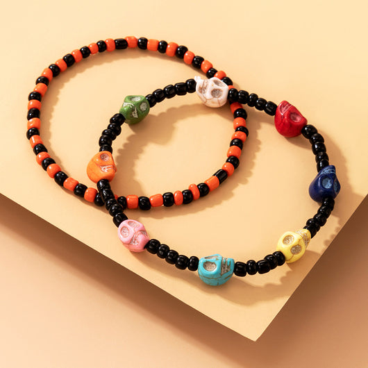 Pulsera con Diseños de Calavera para Halloween - Image 18