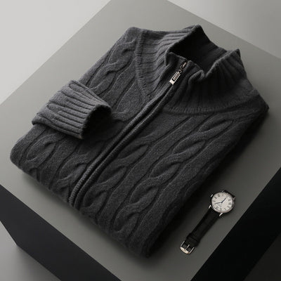 Abrigo de Punto con Cierre Innovador para Hombre - Image 7