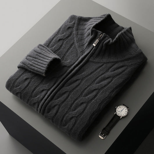 Abrigo de Punto con Cierre Innovador para Hombre - Image 7