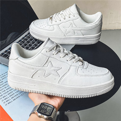 Tenis Blancos Casual con Suela Gruesa para Hombre - Image 2