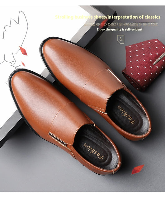 Zapatos Formales de Cuero con Punta Afilada para Hombre - Image 10