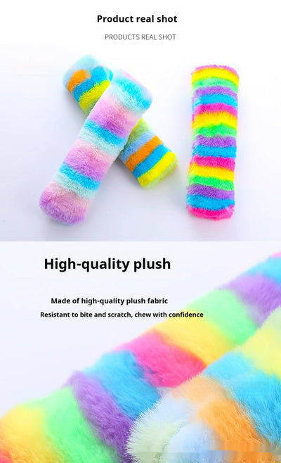 Almohada Cómoda para Mascotas con Rayas Coloridas - Image 25