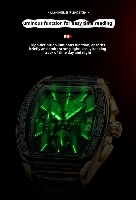 Reloj de Hombre con Correa de Acero y Esfera Luminosa - Image 20