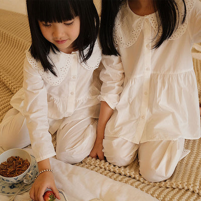 Conjunto de Pijama Niña Estilo Personalidad - Ropa Cómoda para el Hogar