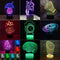 Lámpara LED de Escritorio con Control Remoto 3D y Colores Personalizables