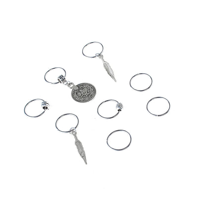 Pasador de Cabello con Moneda y Hoja - Accesorio Elegante - Image 4