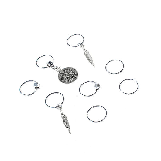Pasador de Cabello con Moneda y Hoja - Accesorio Elegante - Image 4