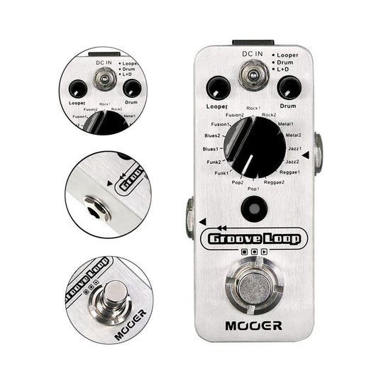 Pedal Looper Profesional con Grabadora de Frases, Batería Electrónica y Efectos de Guitarra - Image 6