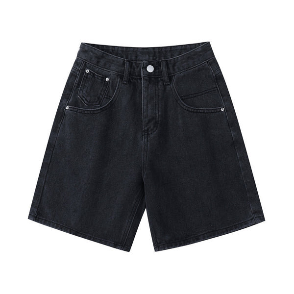 Shorts de Mezclilla Cintura Alta Estilo Coreano para Mujer
