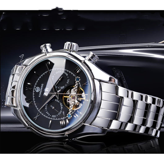 Reloj Automático Multifuncional Flywheel para Hombre - Image 8