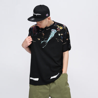 Camiseta Unisex Estampado Graffiti Street Style