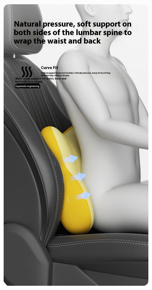 Almohada de Soporte Lumbar para Auto - Diseño Ergonómico Unisex - Image 18