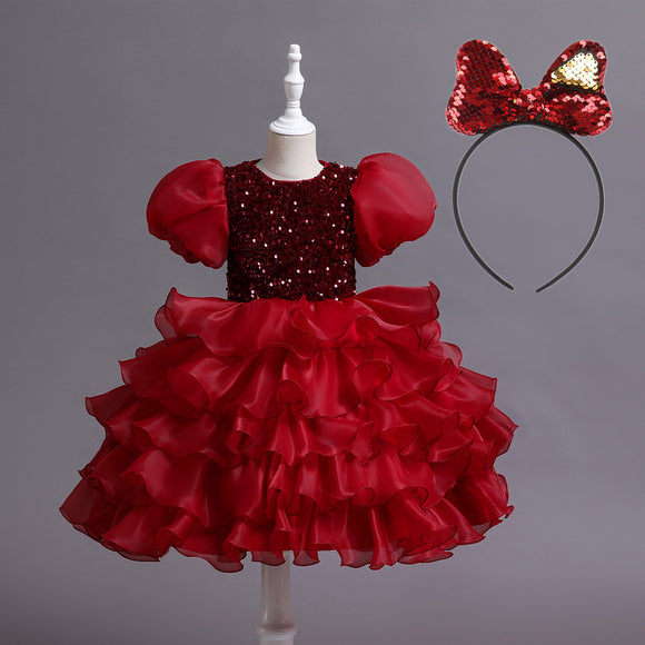 Vestido Tutú Princesa para Fiesta de Cumpleaños Infantil