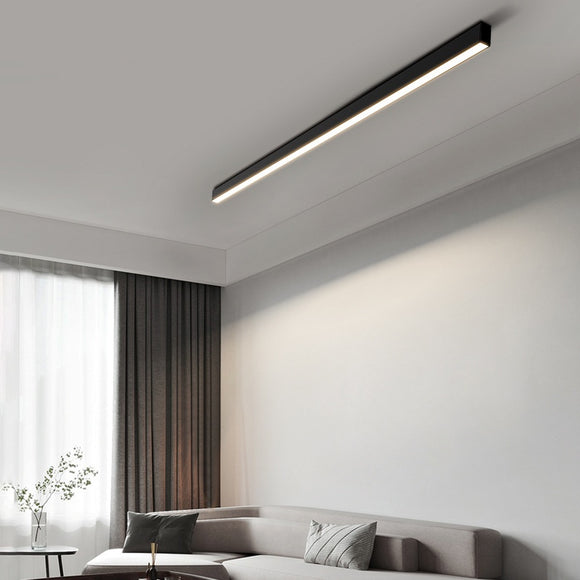 Lámpara de Techo Lineal Minimalista para Sala de Estar