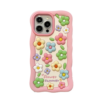 Funda para Celular de Flores Coloridas en Silicona - Image 6