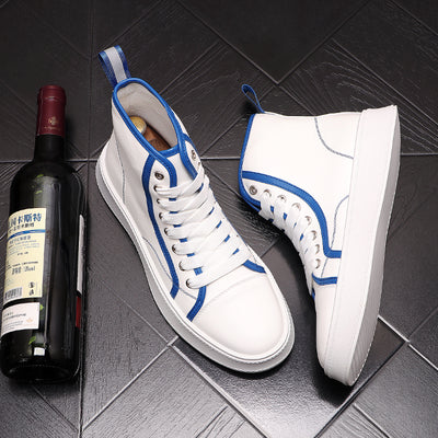 Zapatillas Altas Blancas para Hombre - Estilo Urban Ins - Image 22