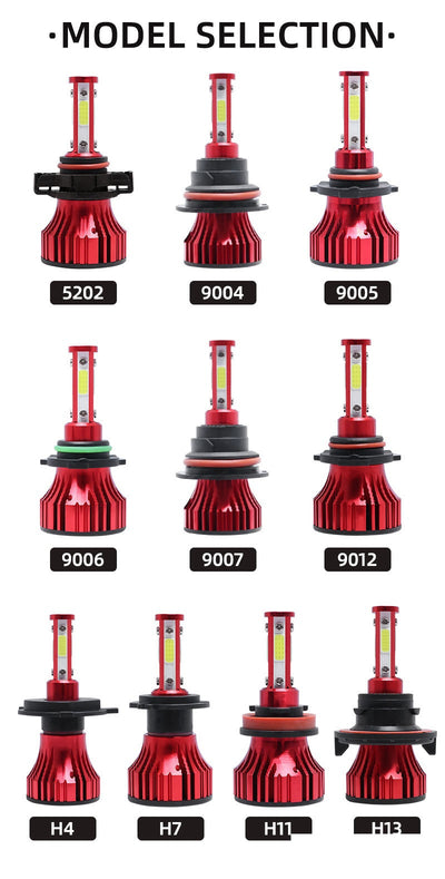 Faros LED X15 9005 Iluminación 360° - Luz Alta y Baja H1 H3 H4 H7 - Image 13
